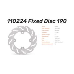 Alternative view of Спирачен диск Flame заден Yamaha YZ65-85 до 2026