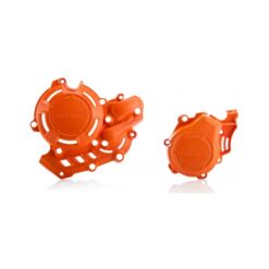 Комплект предпазители за капаци X-Power KTM 450SX-F 16-22, 450/500EXC-F 17-23  Husqvarna FC450 16-22, FE450/500 17-23 Оранжев