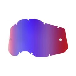 Слюда за очила 100% Gen2 Racecraft2  Accuri2  Strata2 - червена/синя огледална