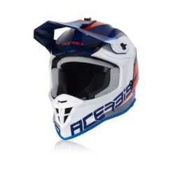 Предпазна каска Linear Blue/White