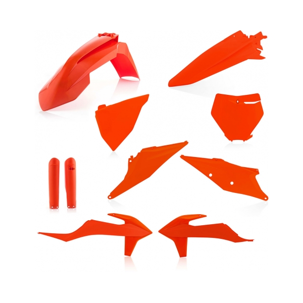 Пълен кит пластмаси KTM SX125/250 19-22, SX-F250/350/450 19-22 Оранжев