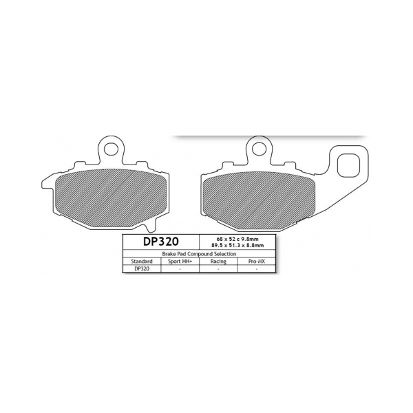 Накладки DP320 задни - Image 2