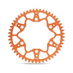 Alternative view of Заден алуминиев зъбак 428 KTM SX85/105  Husqvarna TC85  Gas Gas MC85 Orange