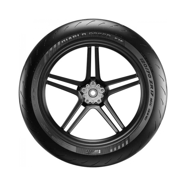 Предна гума Diablo Rosso IV 120/60 ZR 17 M/C TL (55W) F - Image 3