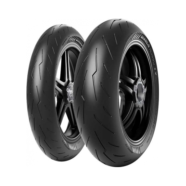 Предна гума Diablo Rosso IV 120/60 ZR 17 M/C TL (55W) F - Image 4
