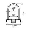 Заключваща скоба STRENGTH 90609 - Image 3