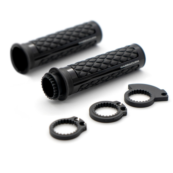Ръкохватки BARRACUDA CLASSIC BROWN BLACK GRIPS - Image 3