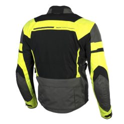 Alternative view of Текстилно мото яке SECA ORKAN II TITANIUM/FLUO YELLOW