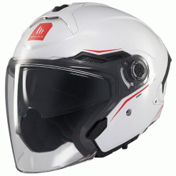 Скутер каска MT COSMO SV SOLID A0 GLOSS WHITE
