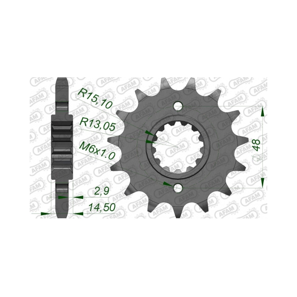 Преден зъбак 18 Зъба/ 530 Honda CB1100RS 17-19, CB1300 05-13, CBR1100XX 97-08