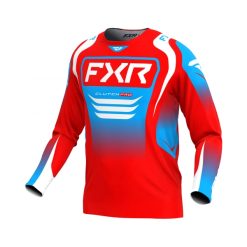 Тениска Clutch Pro MX25 Red White Cyan