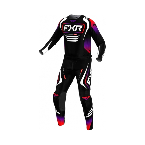 Панталон Clutch Pro MX25 Black Red Purple - Image 3