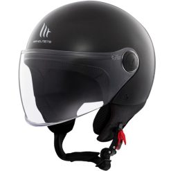Alternative view of КАСКА ЗА СКУТЕР MT STREET S SOLID A1 GLOSS BLACK