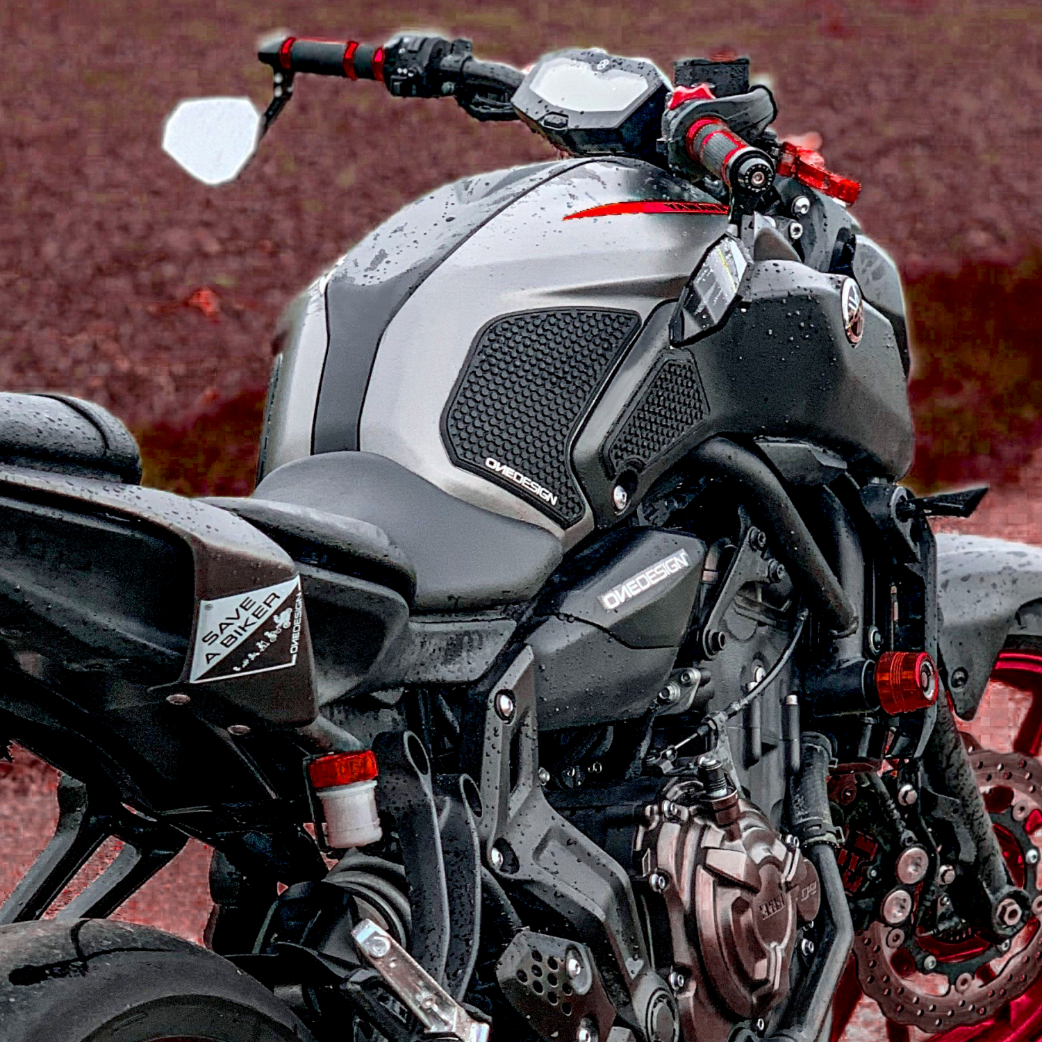 Протектор за резервоар YAMAHA MT-07 2018-2020г. BLACK - Image 2
