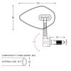 Огледала за мотор BARRACUDA SKIN-X BAR END B-LUX - Image 3