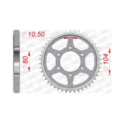 Заден Стоманен Зъбак 44 Зъба/ 530 Kawasaki ZRX1200R 01-08, ZX1200R 00-06, ZZR1200 02-05, ZX9R 94-01