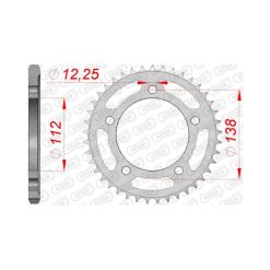 Заден Стоманен Зъбак 41 Зъба/ 525 Honda CBF500/A ABS 04-07