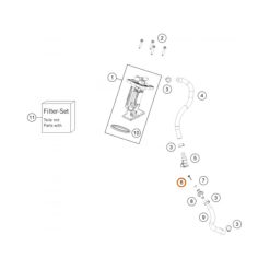 Alternative view of Горивен филтър KTM, Husqvarna, Gas Gas