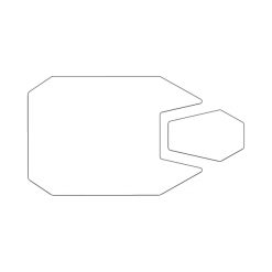 Alternative view of Протектор за дисплей за Kawasaki Ninja 500 2024, Z500 24-26 Clear