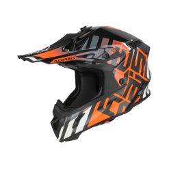 Каска Steel Carbon Nero/Arancio ECE-2206