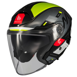 Alternative view of Скутер каска MT COSMO SV SILENCE B3 YELLOW GLOSS