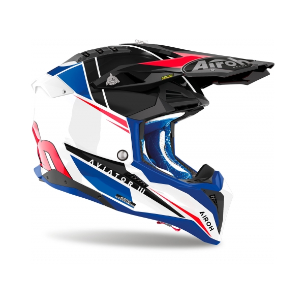 Каска Aviator 3 Push Blue Red Gloss - Image 2