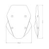 Слюда Touring CF Moto 800MT Sport 22-26 Clear - Image 2