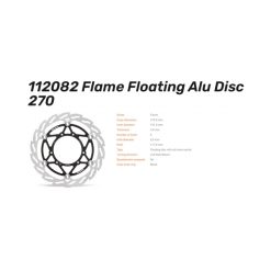 Alternative view of Спирачен диск Flame преден 270 mm Honda CRF250R 04-25, CRF450R 02-26, CRF250RX/ 450RX 19-25