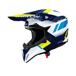 Каска Wraaap Vision Yellow/Blue Gloss