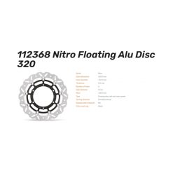 Alternative view of Спирачен диск Nitro Road преден Yamaha FJR1300 03-20, MT-01 1670 05-06, YZF750 R7 99-01