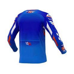 Alternative view of Тениска Podium Gladiator MX25 Blue White Nuke Red