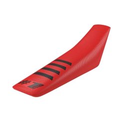 Калъф за седалка универсален RIBBED червен черен