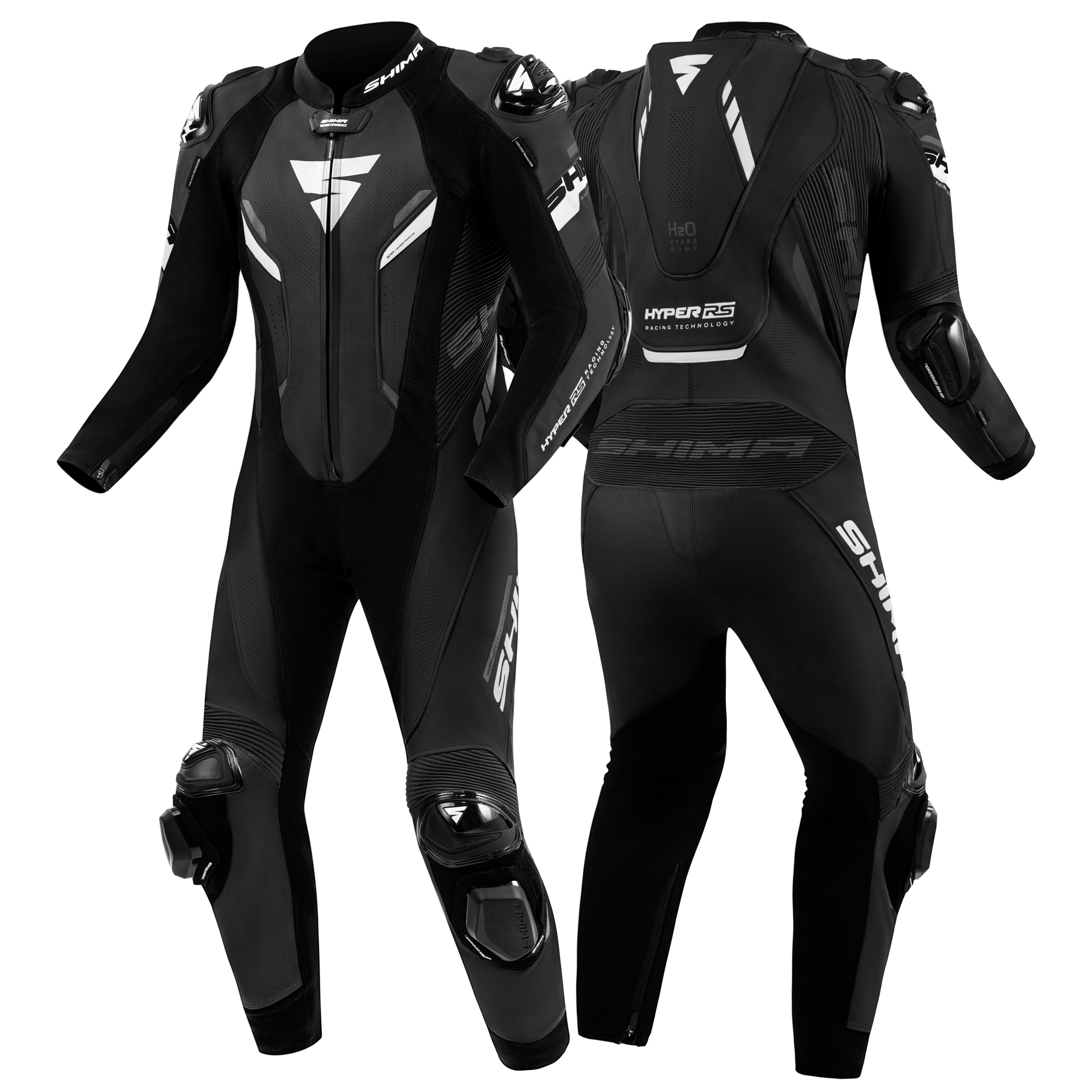 Кожен екип SHIMA HYPER-RS BLACK/WHITE - Image 2