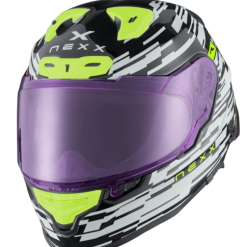 Alternative view of Каска NEXX X.R3R X.R3R GLITCH RACER RED WHITE