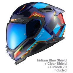 Alternative view of Каска NEXX X.WST3 FLUENCE BLUE RED