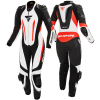 Дамски кожен екип SHIMA MIURA RS WHITE/FLUO - Image 3