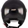 КАСКА ЗА СКУТЕР MT STREET S PURE A1 BLACK GLOSS - Image 4