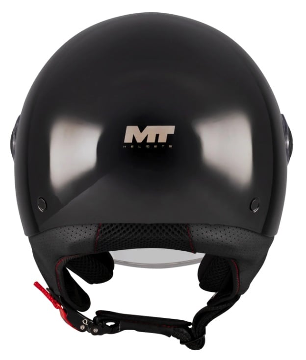 КАСКА ЗА СКУТЕР MT STREET S PURE A1 BLACK GLOSS - Image 4