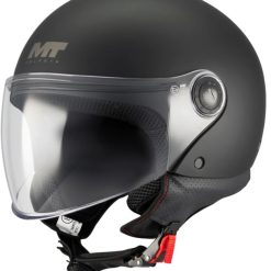 Alternative view of КАСКА ЗА СКУТЕР MT STREET S PURE A1 BLACK MATT