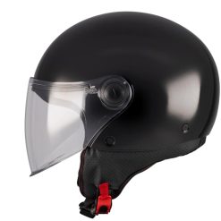 КАСКА ЗА СКУТЕР MT STREET S PURE A1 BLACK GLOSS