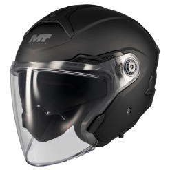 Скутер каска MT COSMO SV PURE A1 BLACK MATT