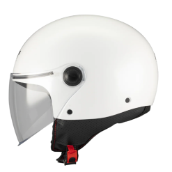 Alternative view of КАСКА ЗА СКУТЕР MT STREET S PURE A0 WHITE GLOSS