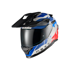 Alternative view of Адвенчър каска NEXX Y.TRAVL PRIMAL BLUE RED
