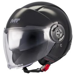 КАСКА ЗА СКУТЕР MT VIALE SV S PURE A1 BLACK GLOSS