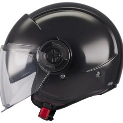Alternative view of КАСКА ЗА СКУТЕР MT VIALE SV S PURE A1 BLACK GLOSS
