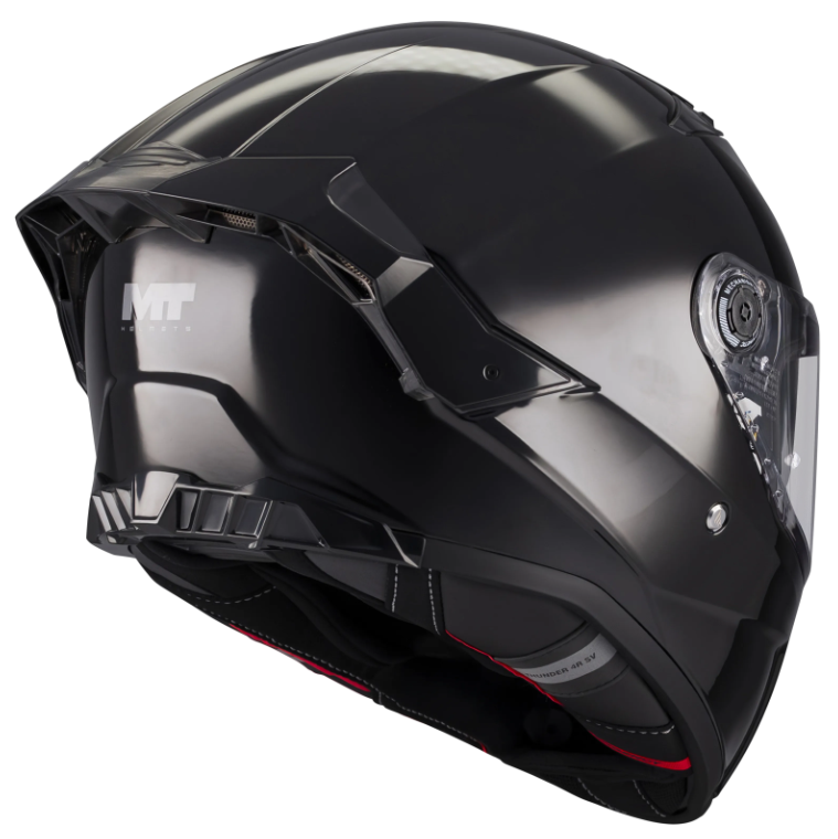 Каска MT THUNDER 4 R SV PURE A1 BLACK GLOSS - Image 2