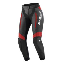 Дамски кожен панталон SHIMA MIURA 2.0 BLACK/RED